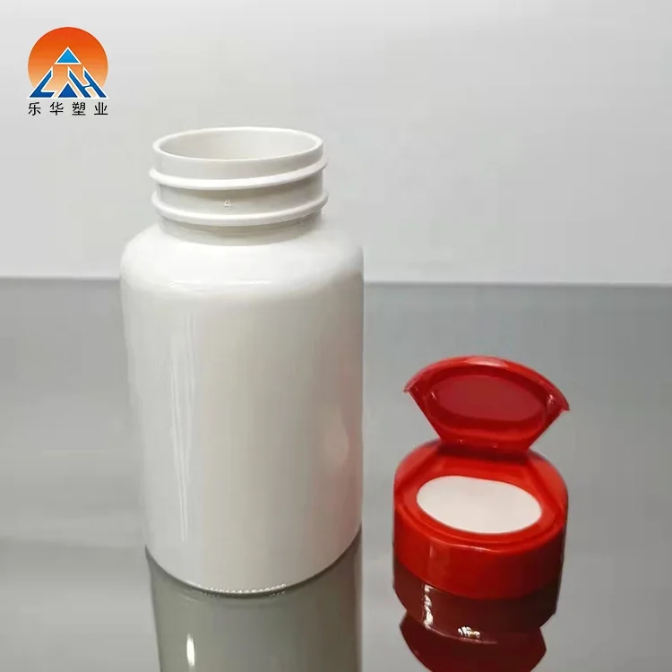 Factory price round plastic 100cc PET medicine pill capsule bottles with screw cap