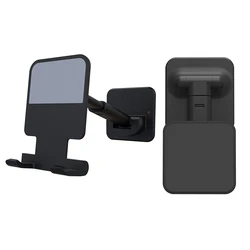 Adjustable Portable Home Wall Storage Sticky Phone Hanging Holder Suction For Mobile Phone Folding Telescopic Stand For Wall