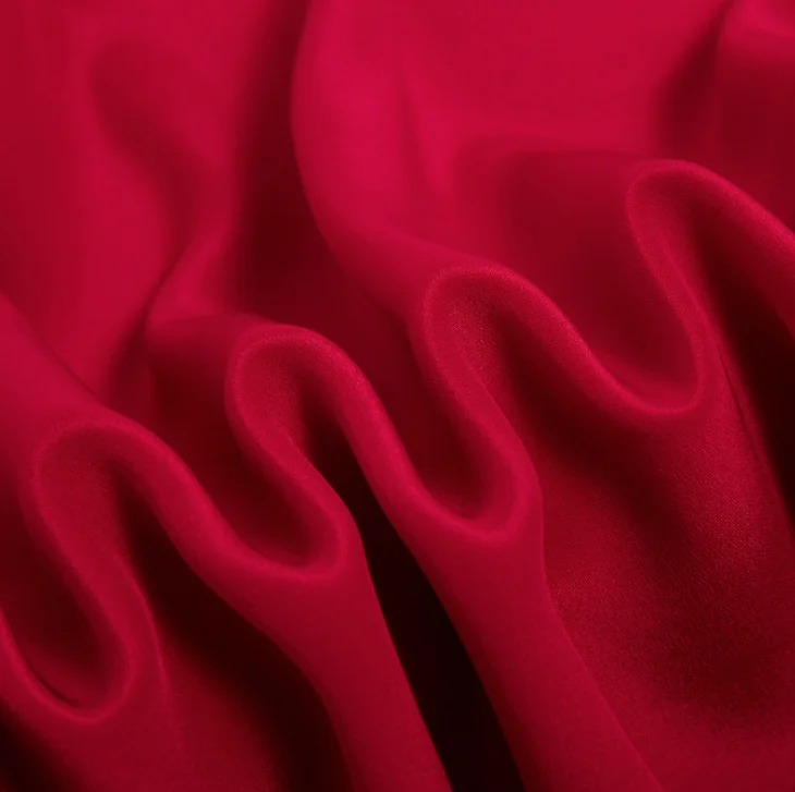 
printed heavy pure silk sand brushed crepe de chine vinegar fabric 18mm 