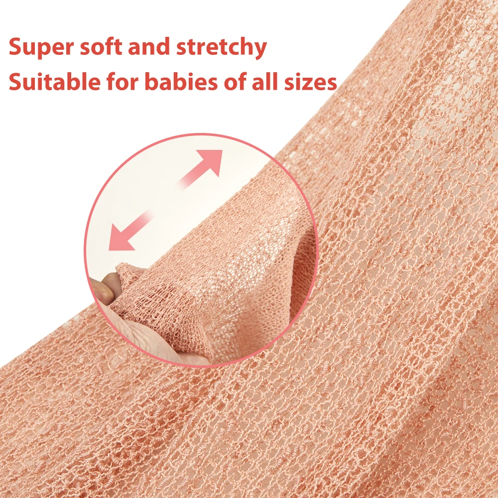 Acrylic Fiber Soft Skin-friendly Baby Wrap Baby Swaddle Blanket