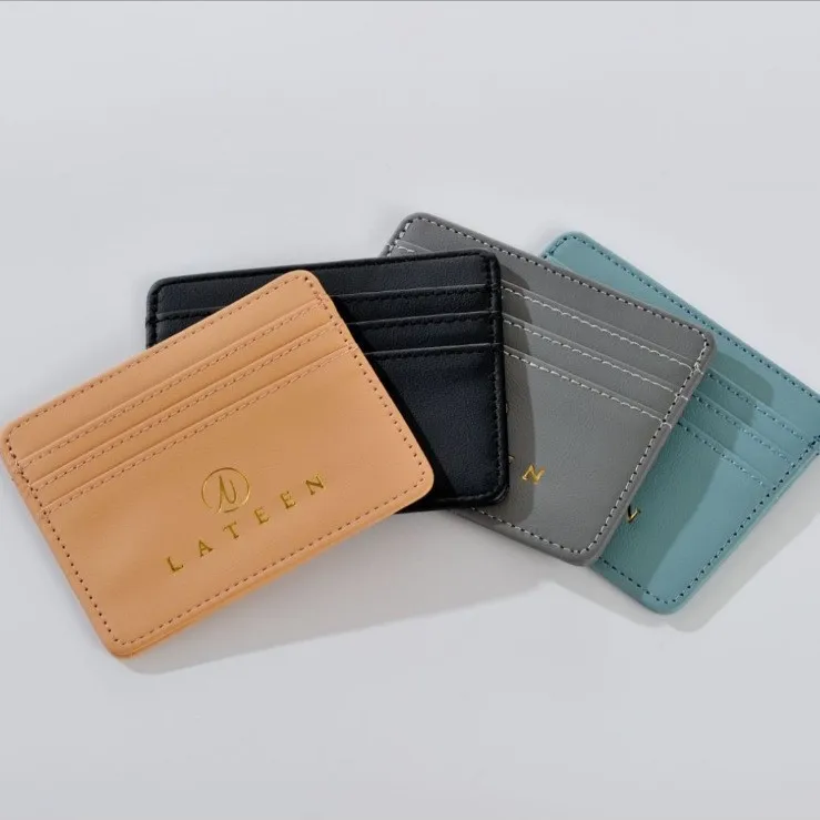 New Arrival Custom LOGO Business Card Manufacturers Wholesale Bank Card Credit PU Leather Card Bag