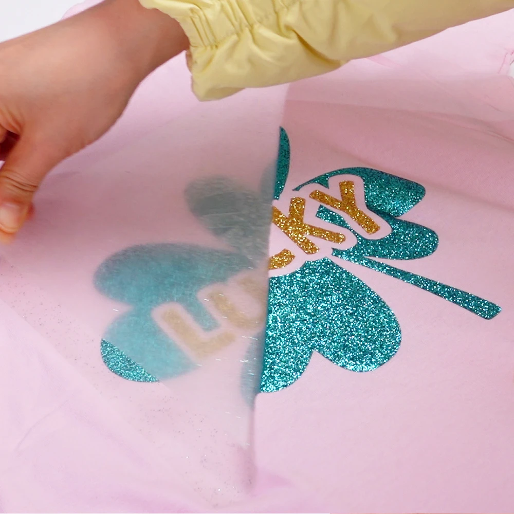 Custom Textile Glitter Vinyl Sheets PVC Thermal Press Vinyl Rolls Film Htv Glitter Heat Transfer Vinyl For Tshirt Clothing Logo