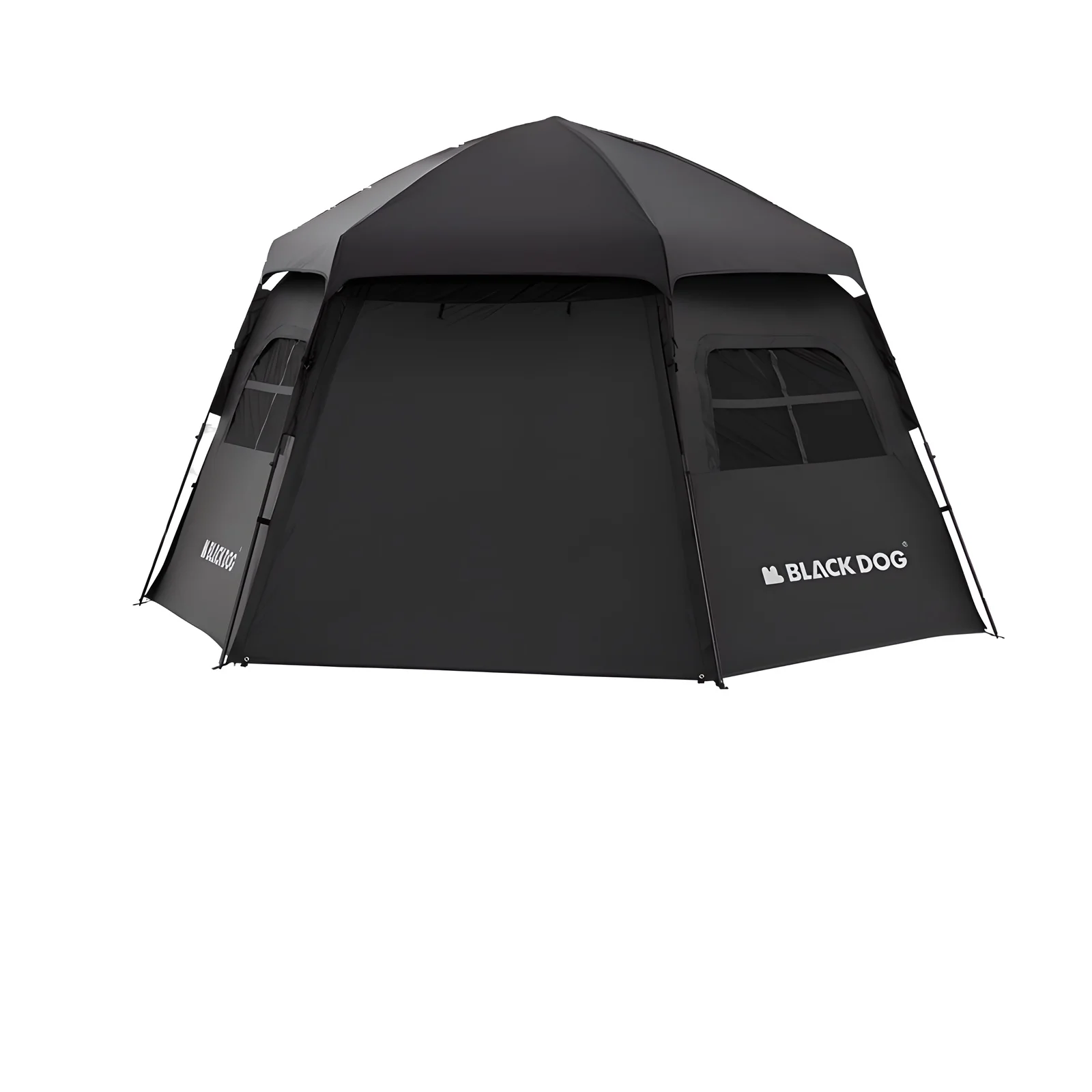 Outdoor hexagonal automatic fast open camping tent portable folding vinyl sun and rain protection