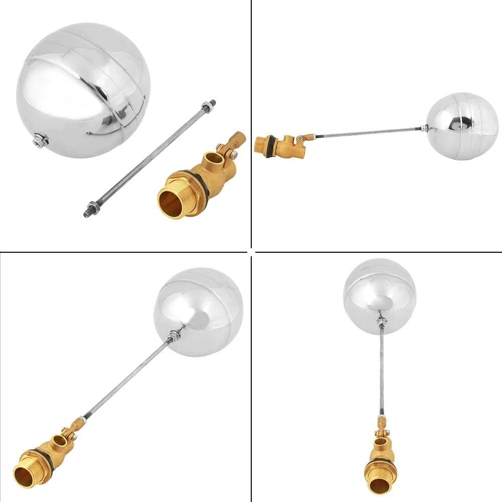 TMOK Mechanical Automatic Stainless Steel Lever Water Tank Brass Body Float Valve