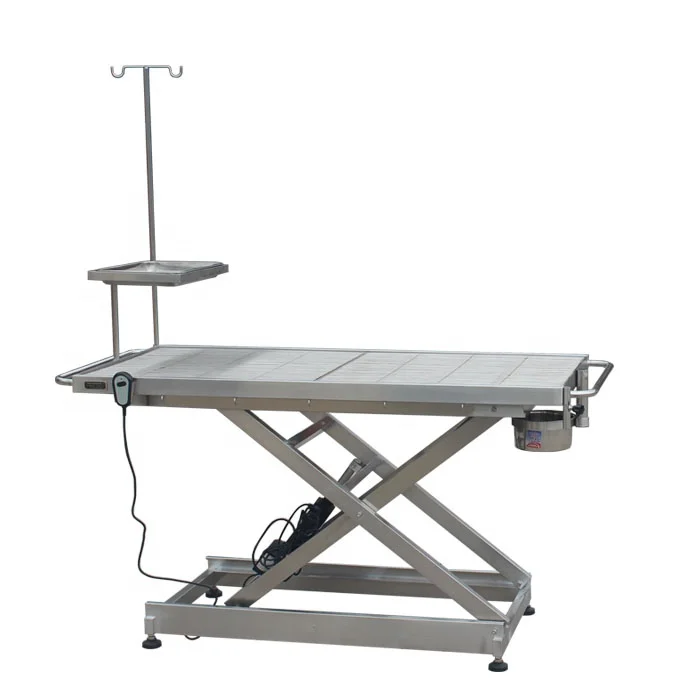 YSVET0506 stainless steel operation table veterinary Pet large animal operating table vet folding electric operating table