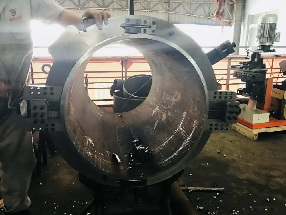 Thick walled  Pipe Cutting And Beveling Machine