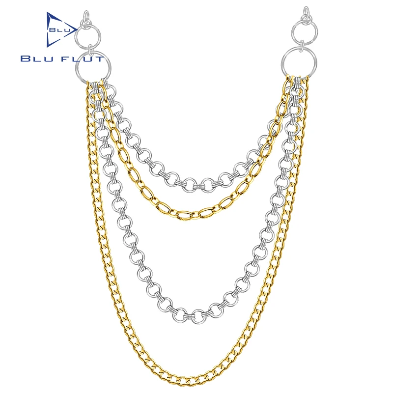 Bal Manent Luxury Black Handbag Bag Accessories Chain Strap Metal Chain Bag Purse Handle Strap Silver Bag Chain for Handbags