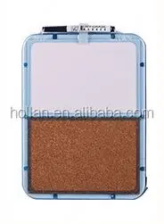 High Quality Half White Board Half Cork Board with Mark Pen