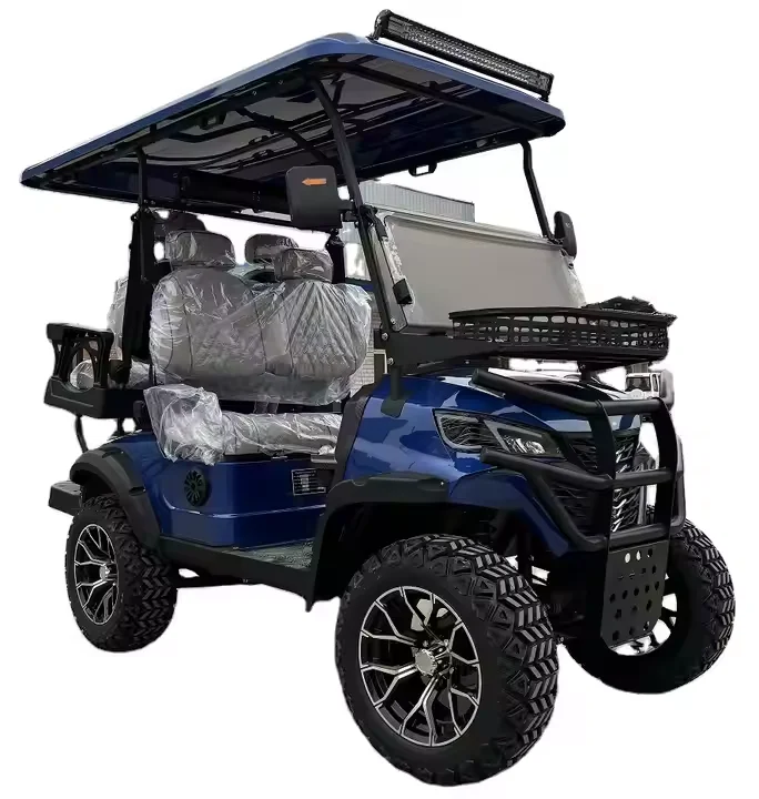 Sharefer 2024 New Model 7.5KW AC Motor 2+2 4Seats Electric lifted offroad Hunting Buggy Golf Cart for sale
