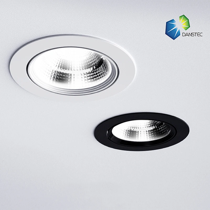 DANS MDL 9W 110-277V LED Recessed Downlight for Indoor Playground