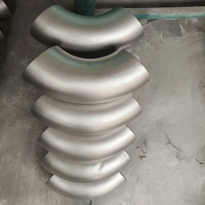 Top selling industrial grade MS 1.5D Long Radius carbon/alloy Steel 316L/304 Seamless stainless steel exhaust elbows