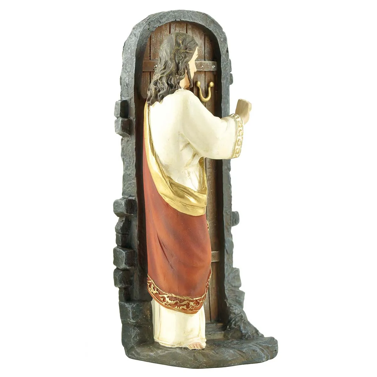 Wholesale Resin Jesus Christ Statue Jesus Knocking The Door Jesus Statue