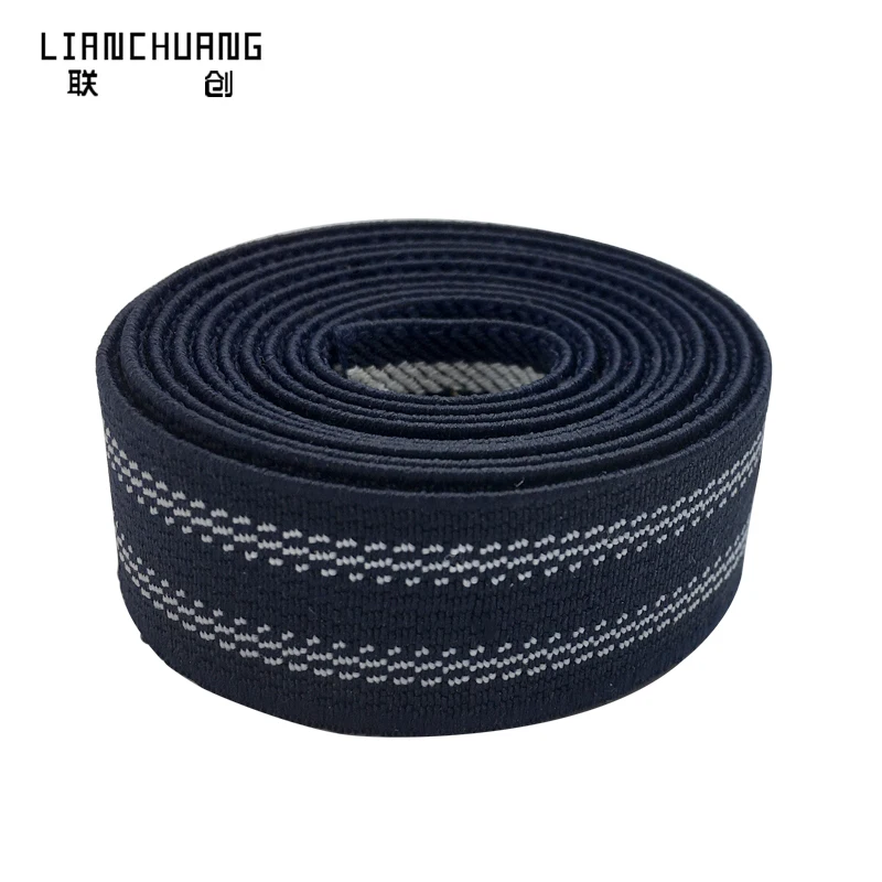 
 Цветная трикотажная плетеная Мягкая прочная жаккардовая лента с индивидуальным рисунком цветная эластичная лента  