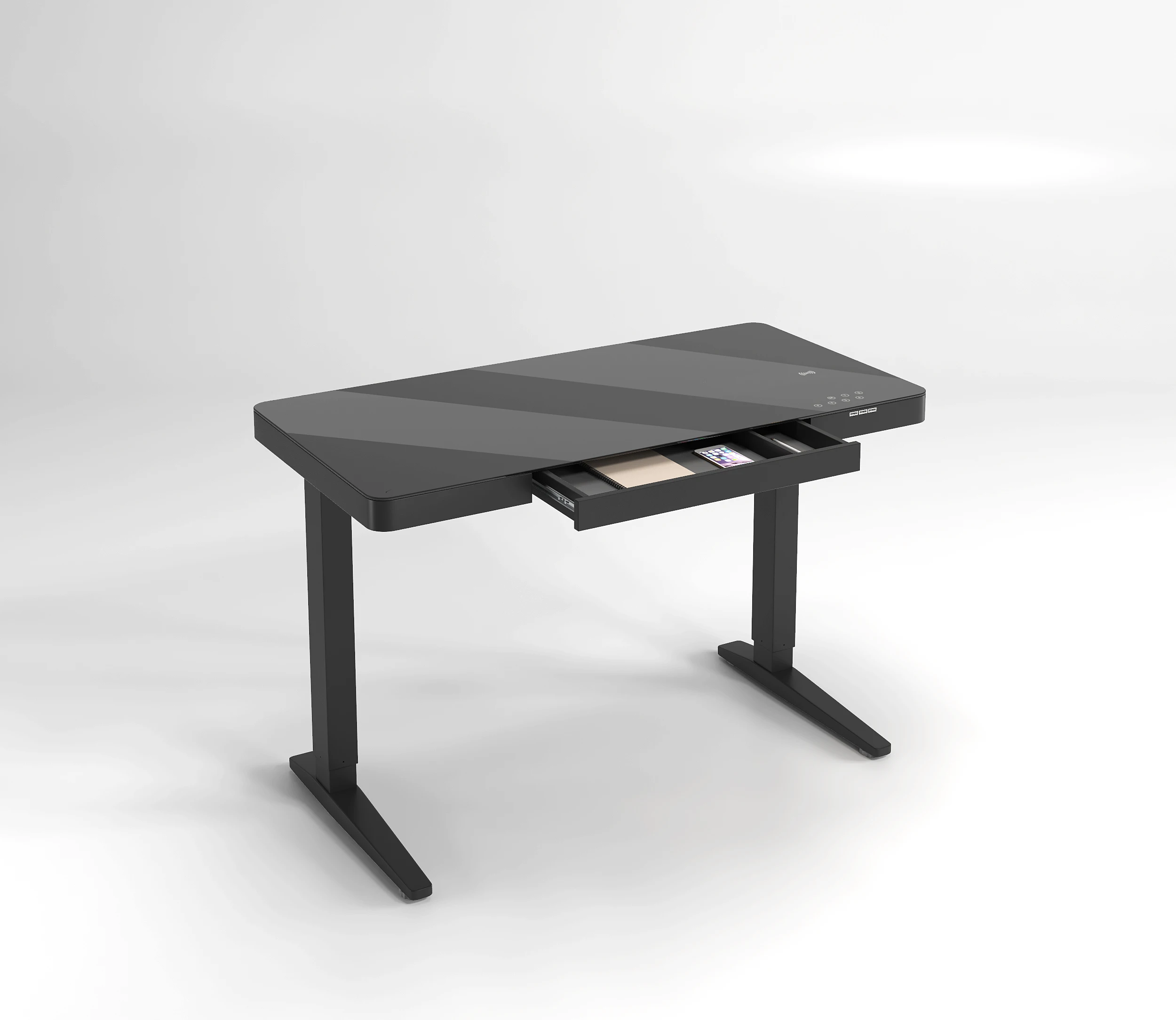 China Ergonomic Dual Motor Electric Adjustable Sit To Stand Desks Office Workstation Height lifting Smart Computer Tables frame