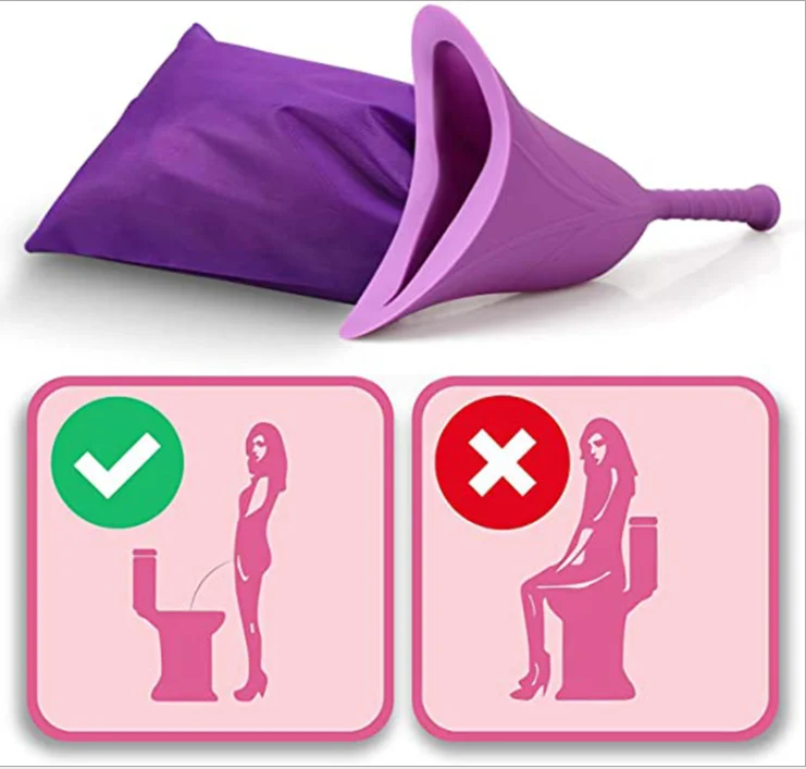 Новый дизайн, женский туалет, писсуар для женщин, женский дорожный писсуар, инструменты для кемпинга, женский туалет, устройство для мочи