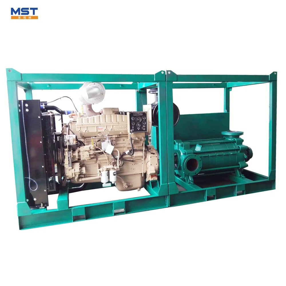 20hp high pressure diesel engine lift multistage centrifugal water pump for farm irrigation