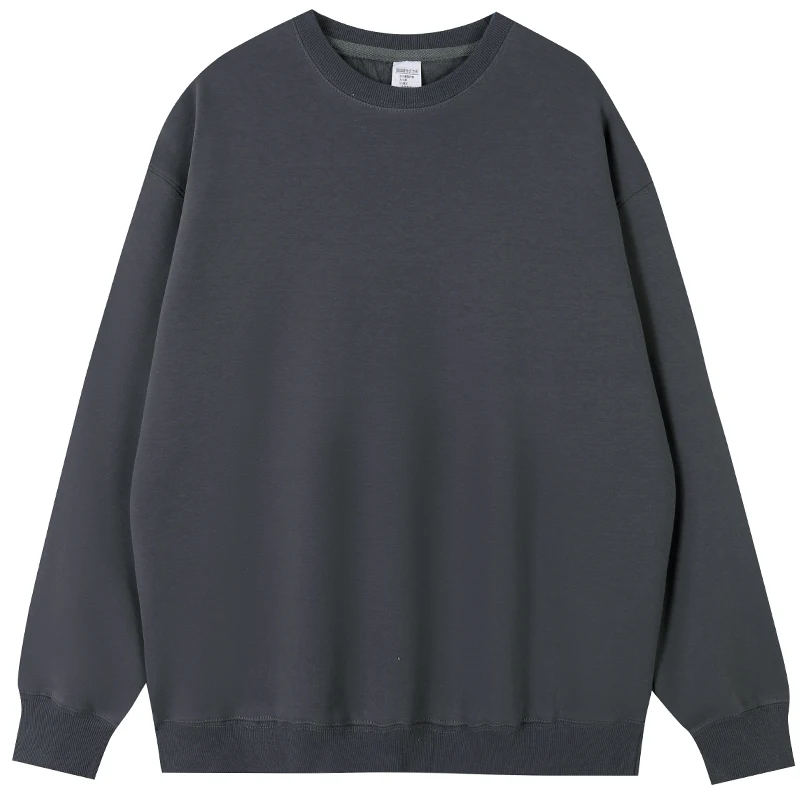 2024 Wholesale Custom Heavy Pullover Sweatshirt Embroidery 400 Gsm sweatshirts unisex crewneck pullover custom logo