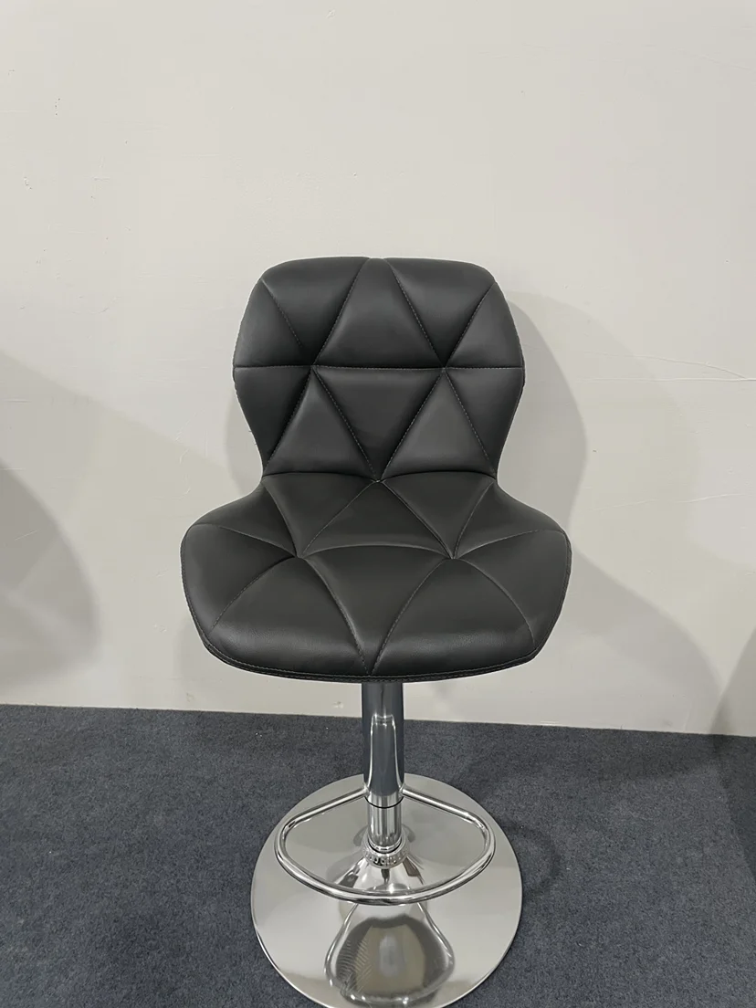 Cheap price bar stools and restaurant chair sets kitchen chair black pu leather swivel bar stools bar chair