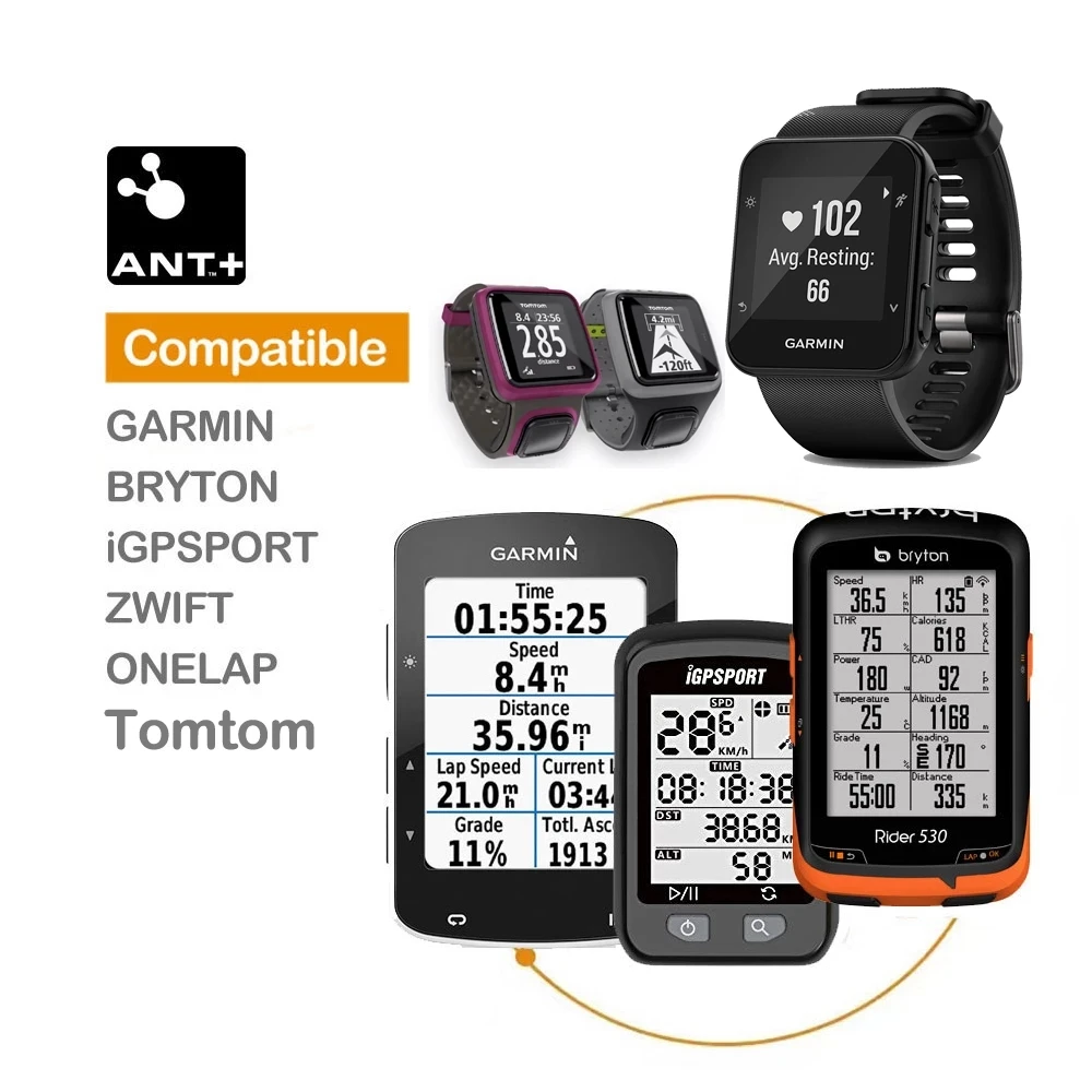 Датчик для велосипедного компьютера Wahoo Garmin монитор сердечного ритма наручный фитнес-браслет велоспорта бега 4 0 ANT