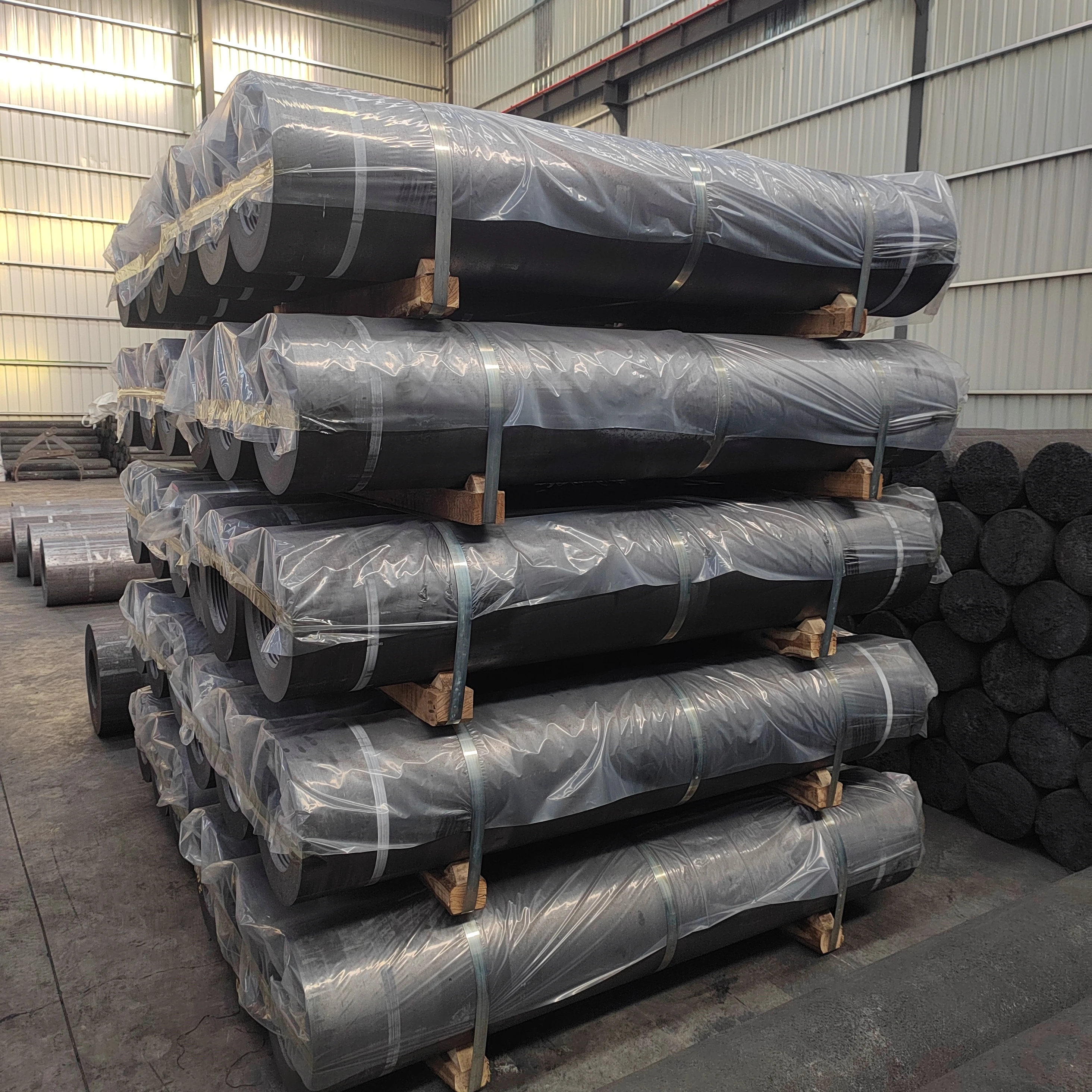 Manufacturer Supply High Power HP Grade Graphite Electrode With Nipples For Fast Delivery And Top Quality