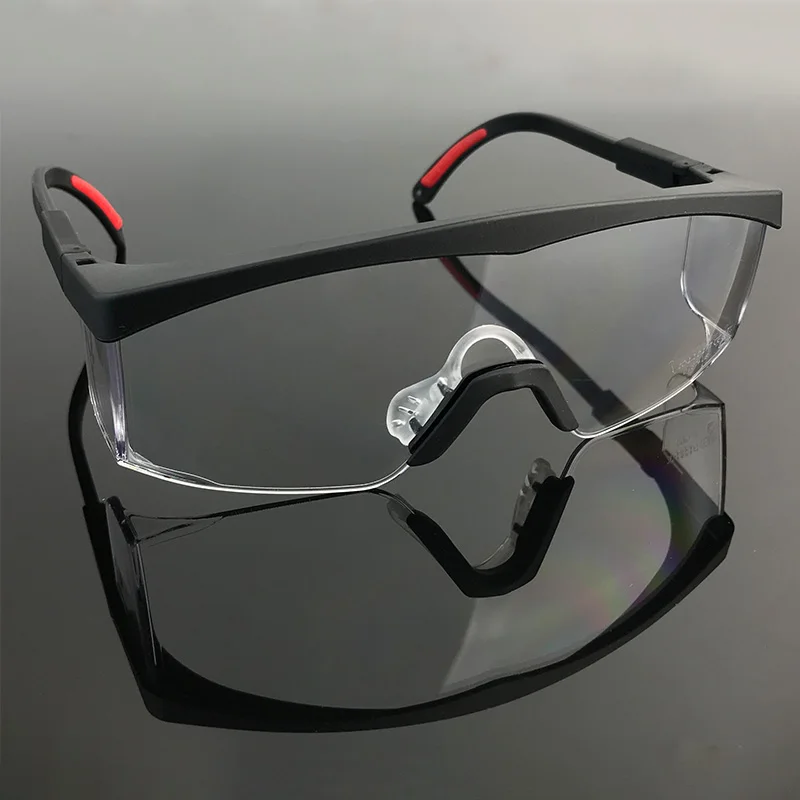 ANT5PPE CE EN166 Soft Nose Pad 3 Levels Adjustable Temple Anti-scratch Anti-fog Goggles Safety Glasses for Eye Protective