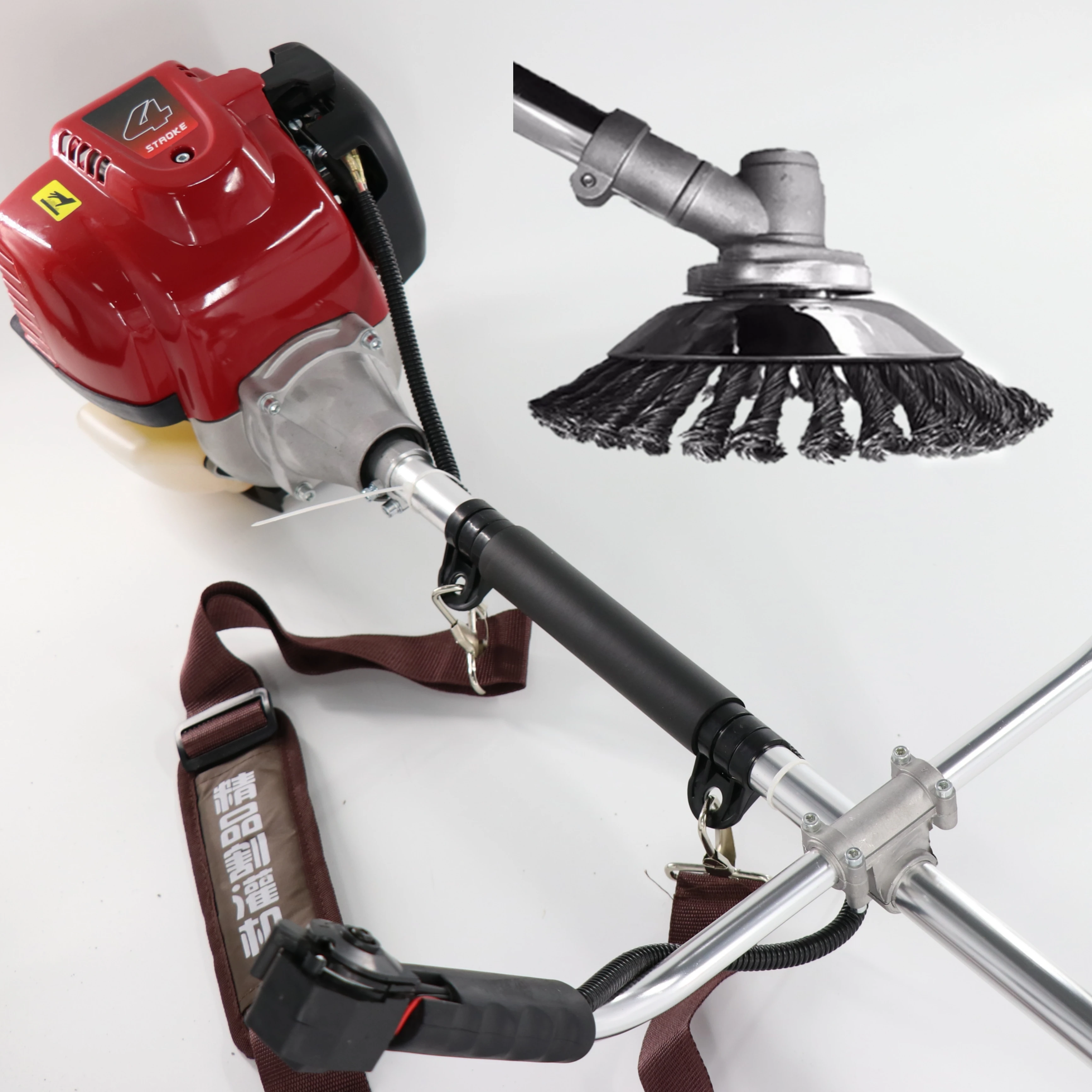 4stroke Brush Cutter Hemp Trimmer Grass Cutting Machine The Brush Cutter Engine  Petrol / Gas 1kw grass weeder