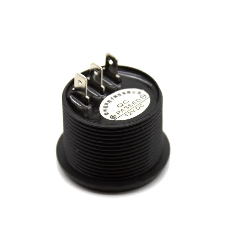 FSK-3826S 38*26MM 12V DC Dual Tone Loud Sound PCB Panel Mount Active Piezo Buzzer for Trucks automobiles