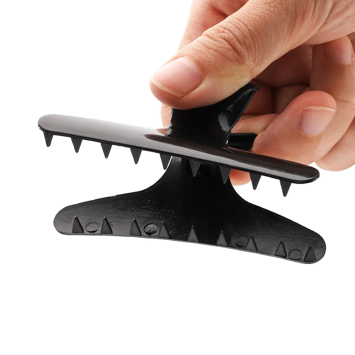 Cheap ABS Salon Barer Hairstyling 12pcs/Bag Customized Logo Accessories Claw Clamp Grip Tiny Butterfly Hair Clip