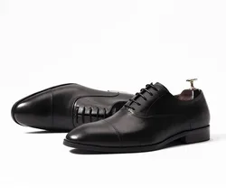 Customized Design Popular Fashion Italian Cheap Men Genuine Leather Dress Shoes Men Fashion Shoes Manufacturer