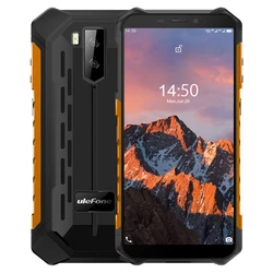 Drop Ship Smart Phone Ulefone Armor X5 Pro Rugged Phone 4+64GB Face ID Dual SIM Android 10 OS Mobile Cellphone
