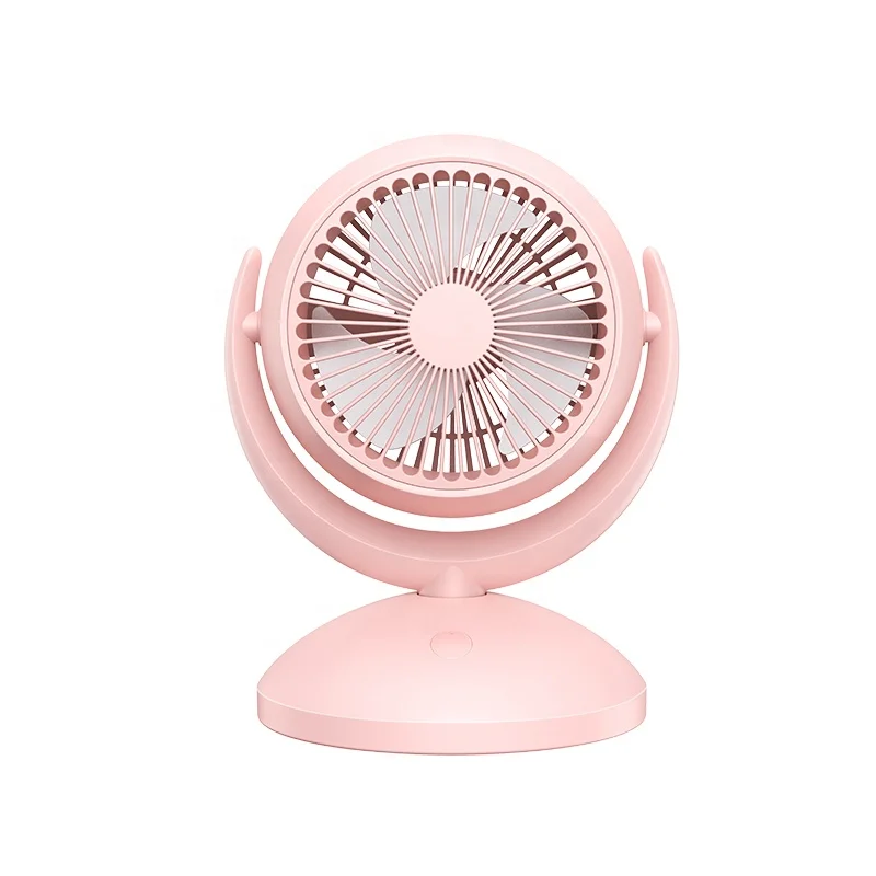 Newest 7 Inch Desktop Desk USB 2400mAh Portable Fan Office Floor Small Table Personal Mute Rechargeable Mini Fan For Home