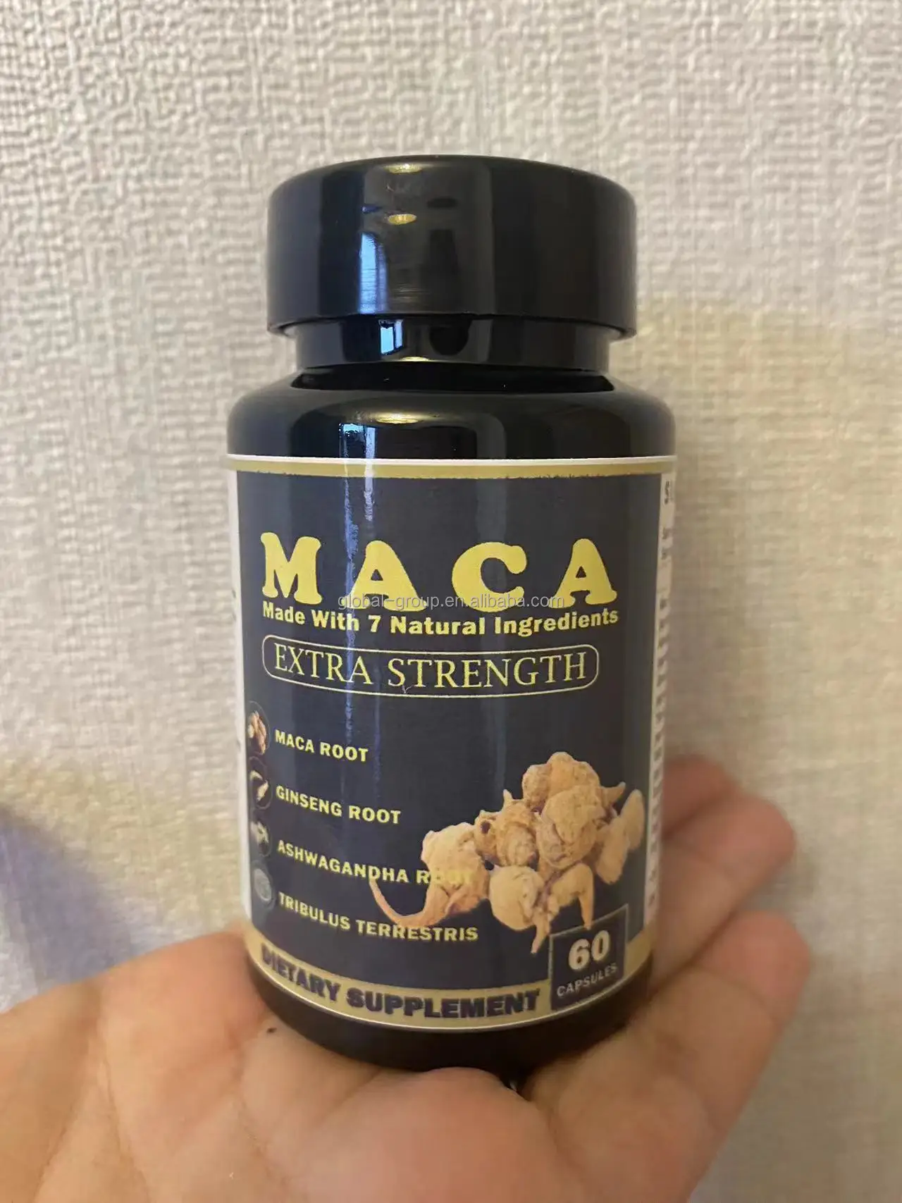 OEM частная торговая марка лечебная добавка натуральные травы мужчины корень маки порошок капсула