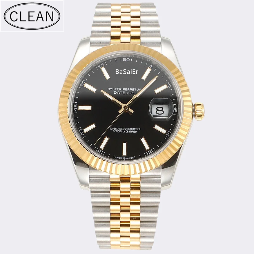 Часы Clean Factory 3235 из нержавеющей стали с сапфировым стеклом 904L, роскошные механические часы Datejjust RLX 41 мм