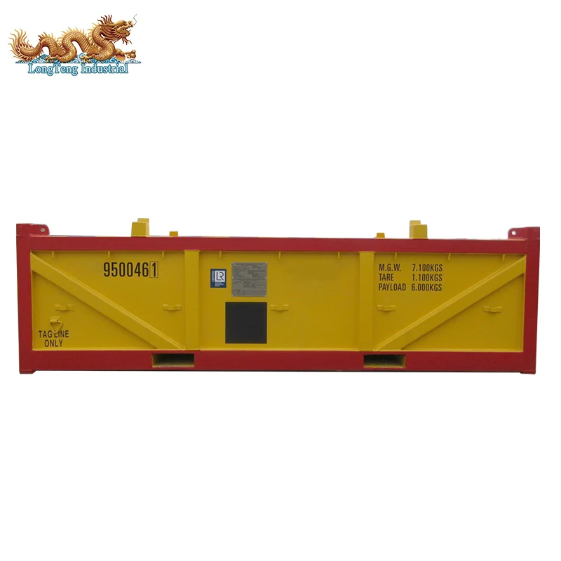 DNV 2 7-1 стандартная 12 футов dnv половинная высота открытая верхняя оффшорная грузовая корзина