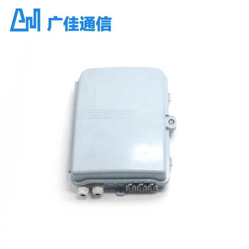 Telecommunication FTTH ODP 24 Port Distribution Box Optical Fiber Box Plastic ABS