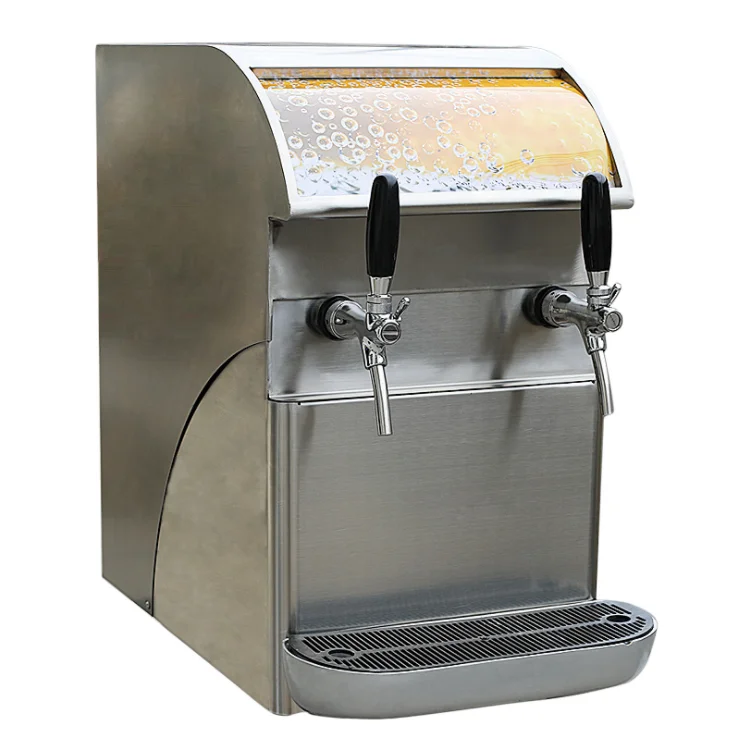 Automatic Carbonated Sparkling Water Machine, 2 Taps Soda Sparkling Water Dispenser