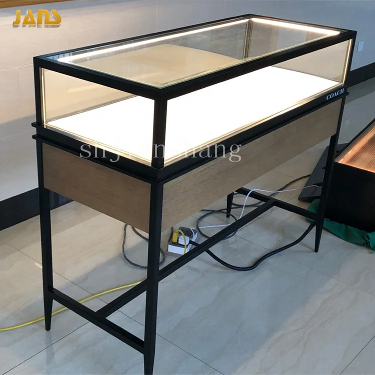 Luxury jewelry store custom display cabinet glass jewelry showcase