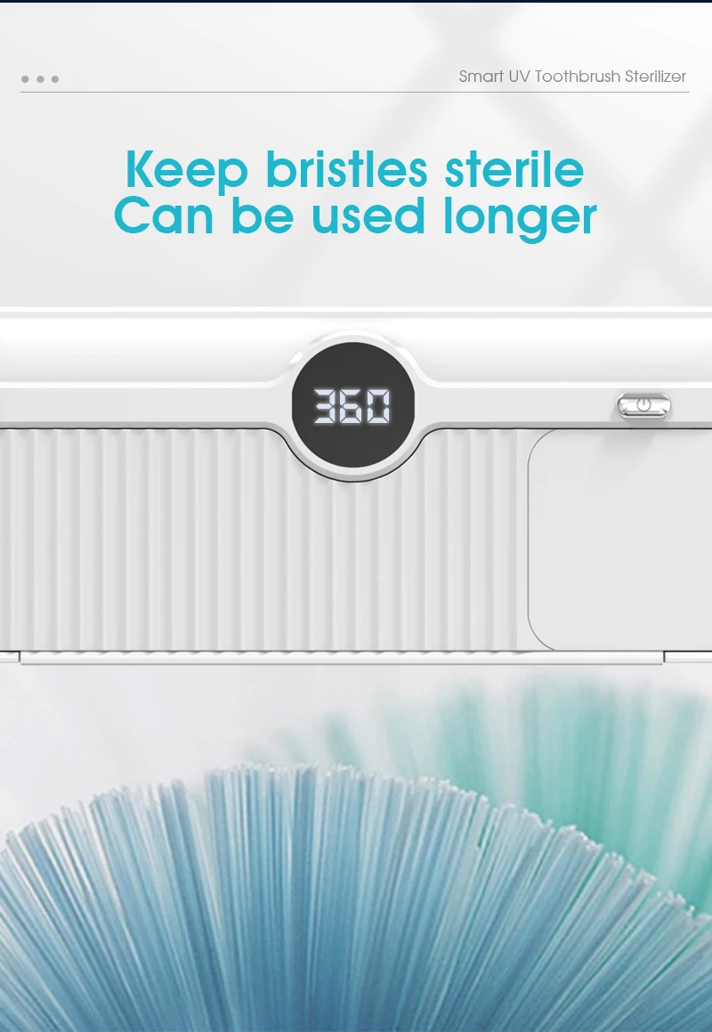 LULA Beauty OEM&ODM Ultraviolet Toothbrush Disinfector Disinfection Box With UV