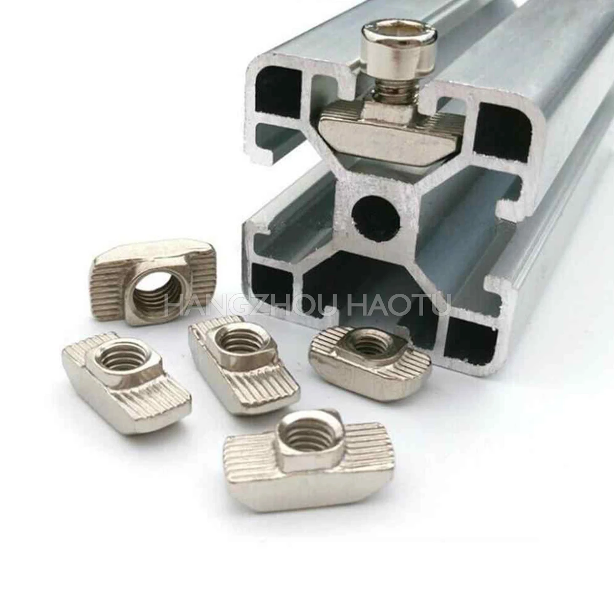 20 30 40 45 Series Aluminium Profile Fastener Furniture Hammer Head T-nuts