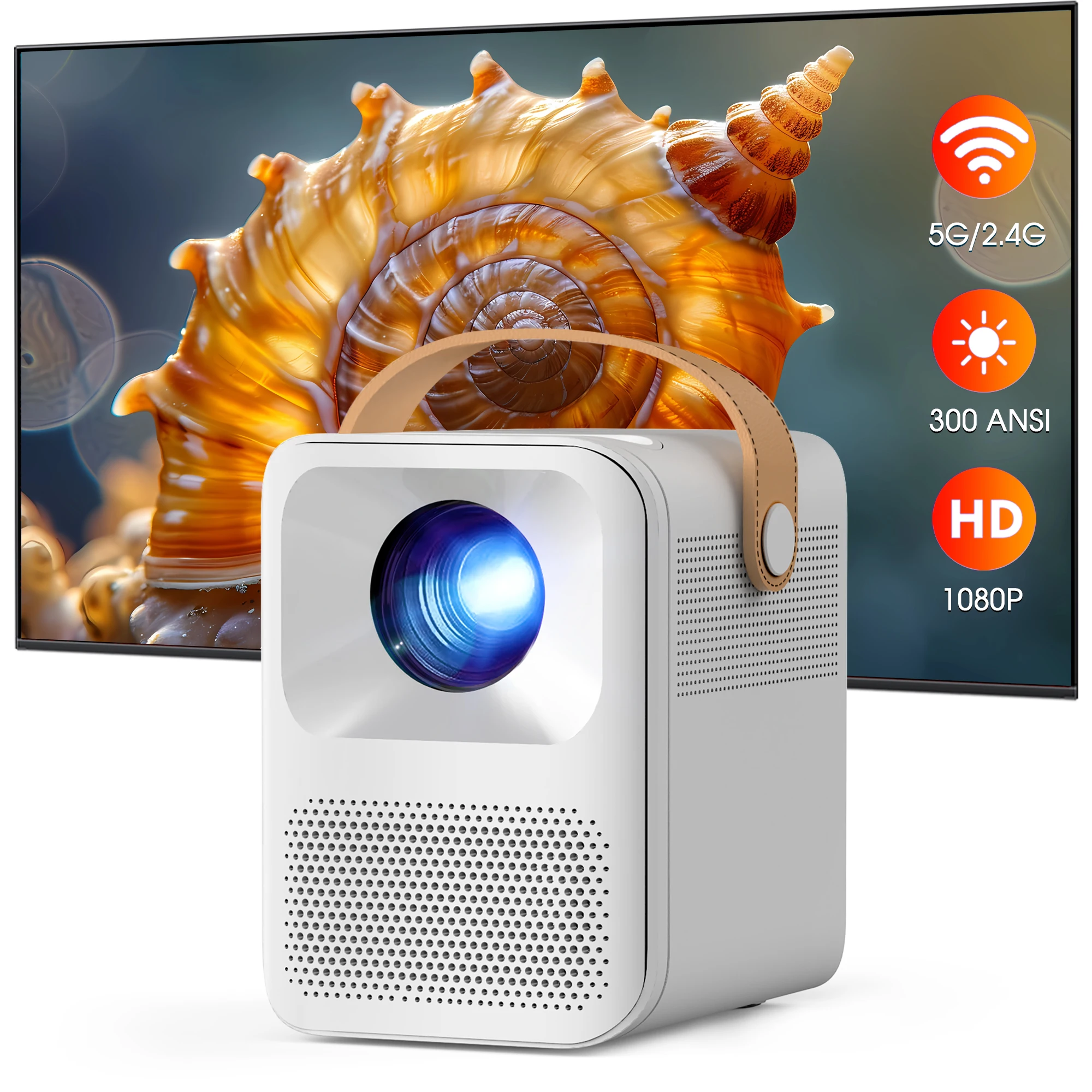 CRE CR35 мини портативный проектор для домашнего кинотеатра wifi Android 1080P full HD