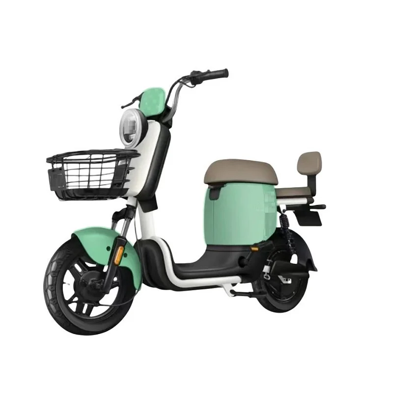 2024 New Cheapest Adult City 60V Lead Acid Hot Sell New Model 14 Inch 48V 350watt Electric Cycle Bicycle Bike