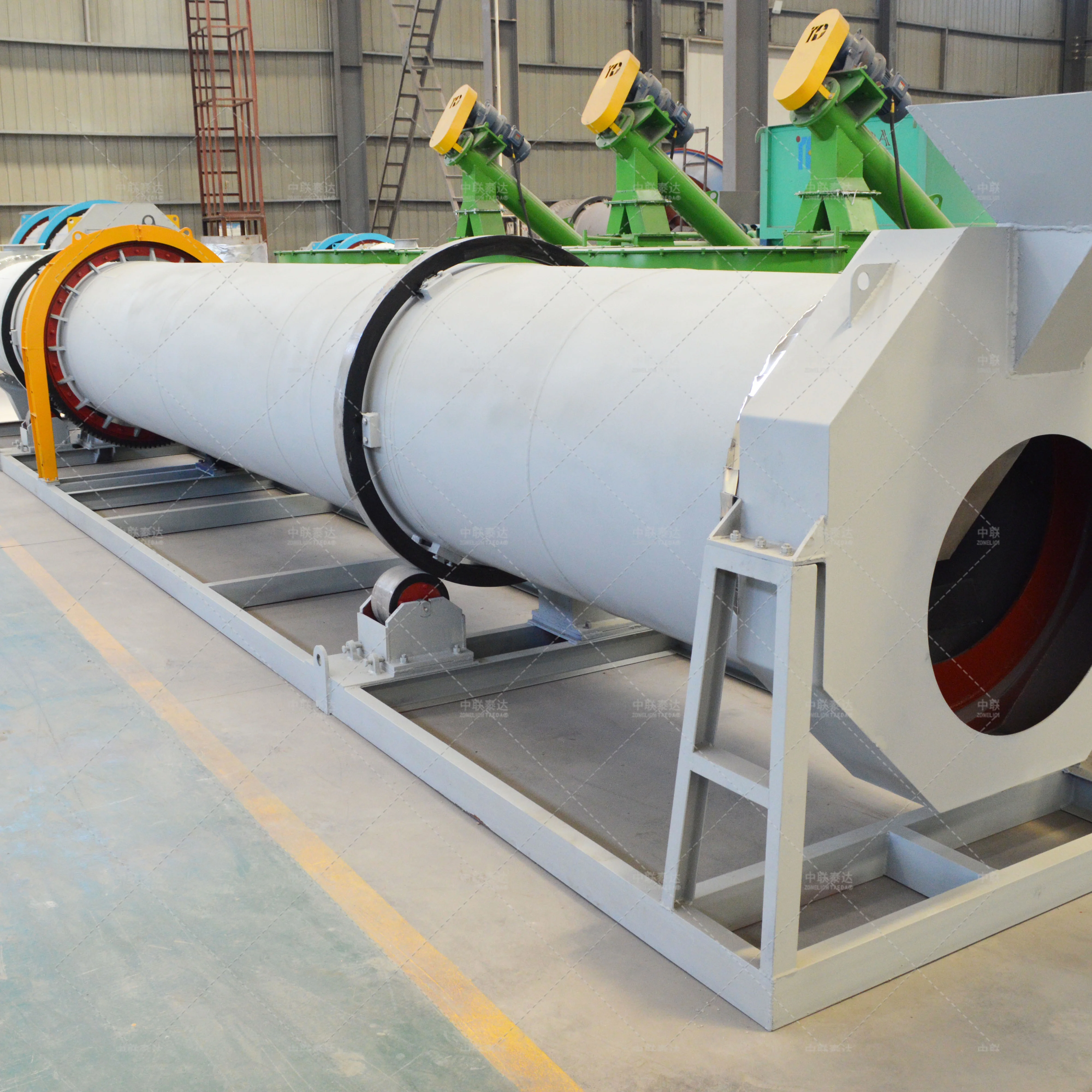High Capacity RDF Recycled Derivation Fuel Construction Wastes MED Rotary Drum Dryer New Product 2020 Provided 1 Set 5800 CN;HEN
