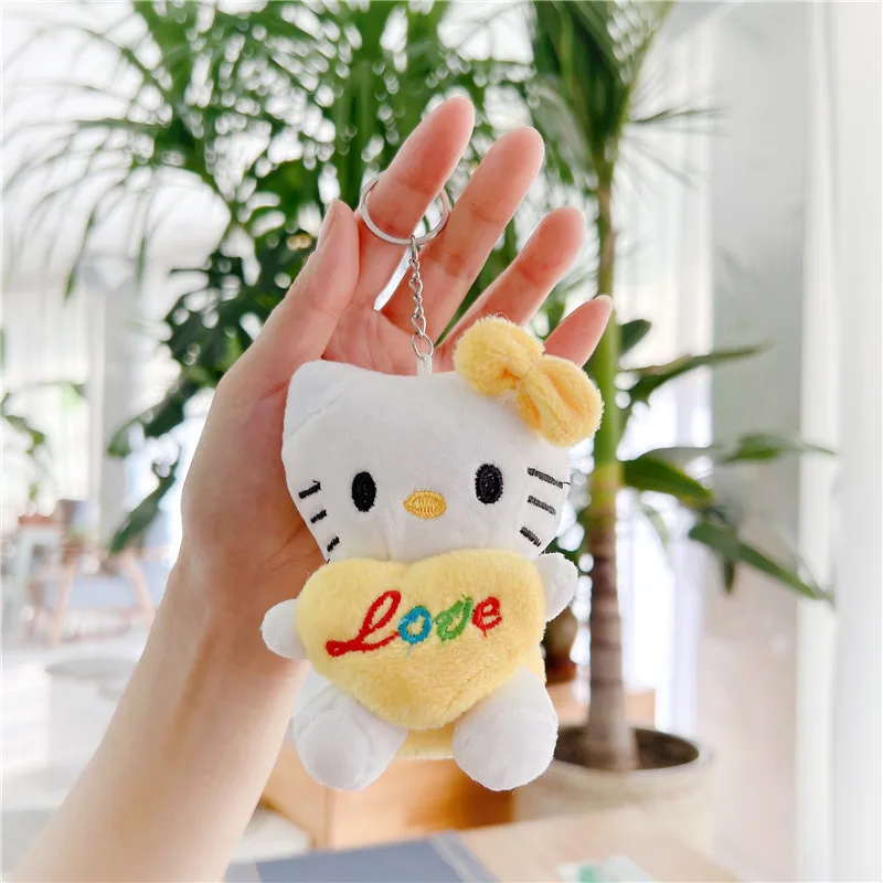 Оптовая продажа кукла Hello Kitty на заказ плюшевая игрушка Кэти мини-кошка брелок мягкая для детей товары дня рождения подарок