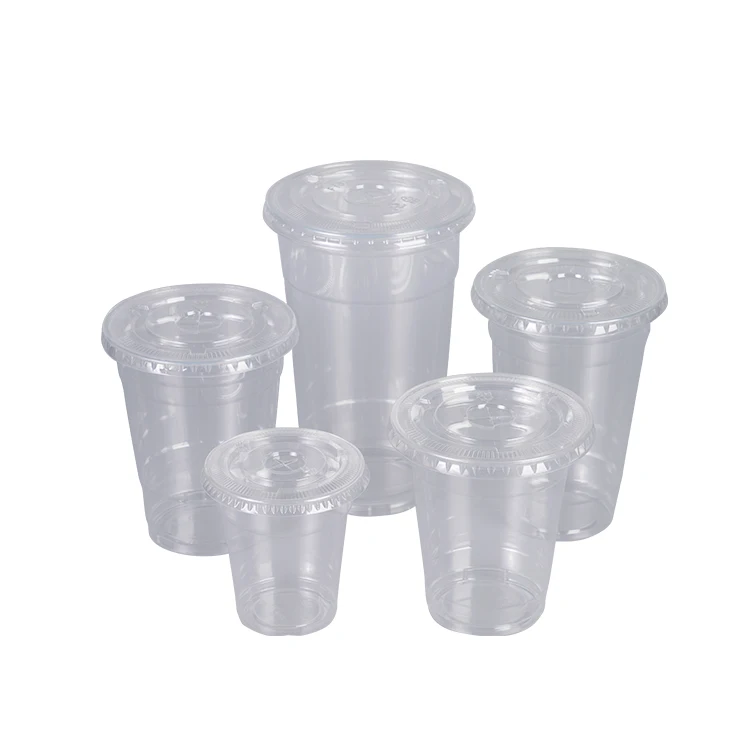Custom Disposable Plastic Cups with Lids Plastic Cups with logo Custom logo Printed