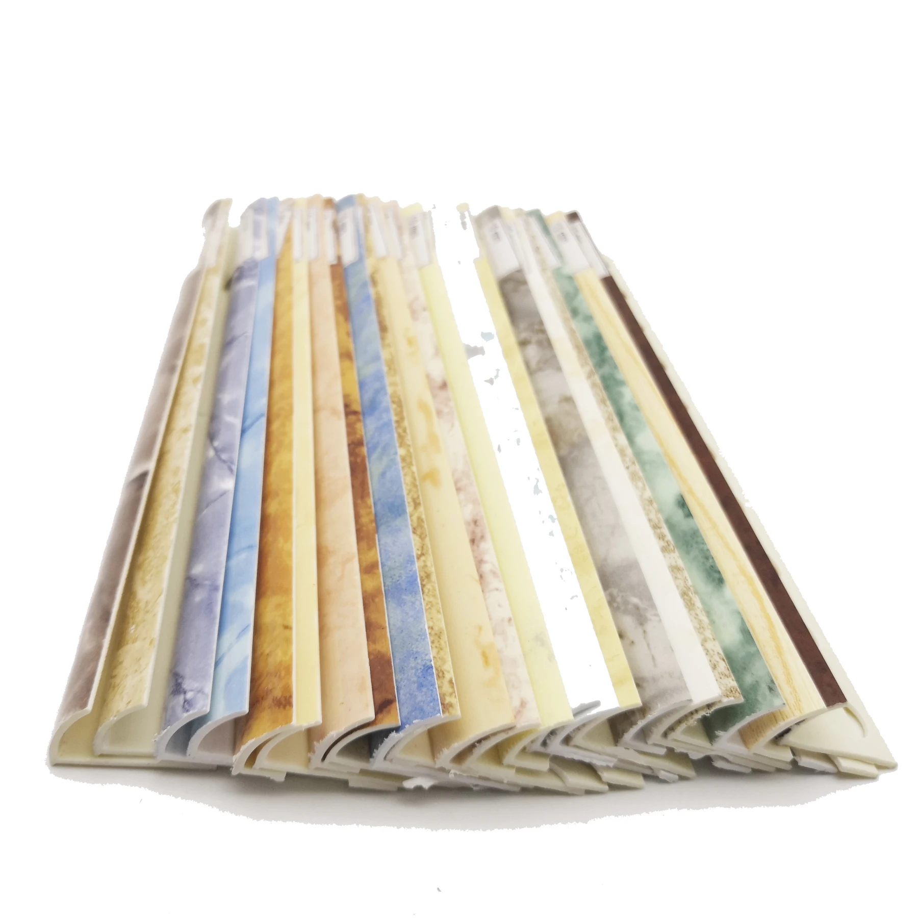 10MM fashion color close type plastic angle tile trim