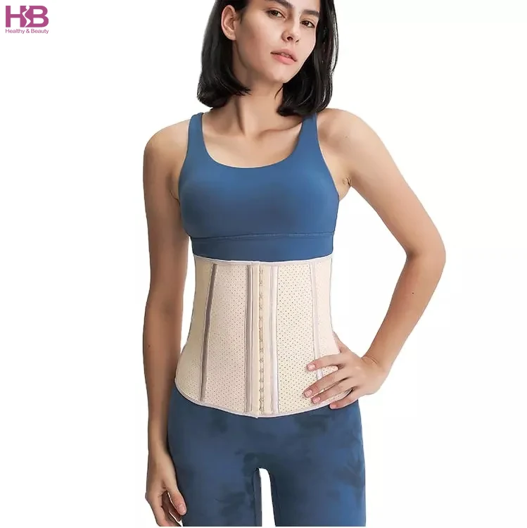 Корректирующее белье женское, спортивный пояс, латексный корсет, боди-шейпер, модная форма в Колумбийском стиле, 9 косточек