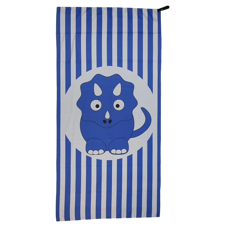 Recycled microfiber beach towel printed suede yoga towel with custom logo