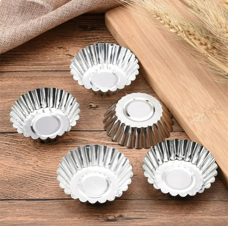 Hot Selling mix Size Cake Muffin Moulds Aluminum Tart Mold Tins Pans Non-stick Cupcake Pudding Baking Cookie Mould