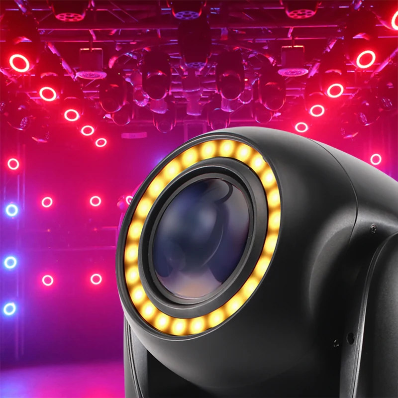 12 colors plus white light, can be half color, rainbow effect 100w beam and wash lights