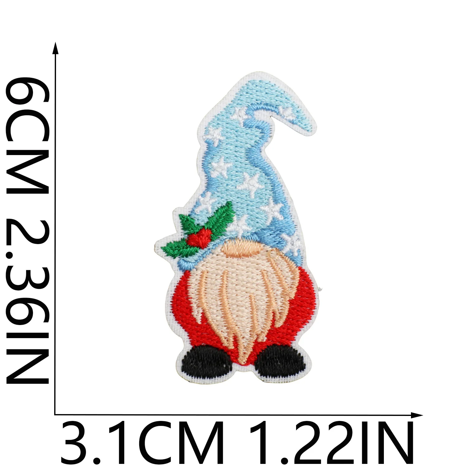 Western Christmas Patches Pink Santa Christmas Tree Snow Globe Patch for Trucker Hat